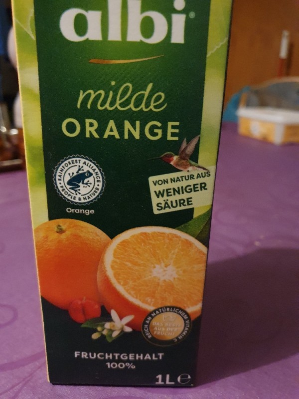 milde Orange, Fruchtgehalt 100% von Hanan0412 | Hochgeladen von: Hanan0412