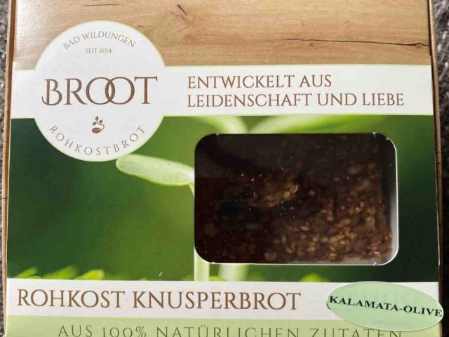 Broot Rohkost Knusperbrot, Kalamata Olive von christelkoehler | Hochgeladen von: christelkoehler