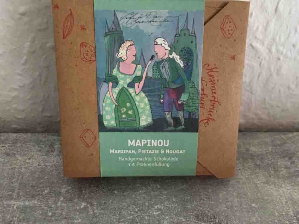 Mapinou (Marzipan, Pistazie, Nougat), Goldhelm Schokolade von Sh | Hochgeladen von: Shaolin23