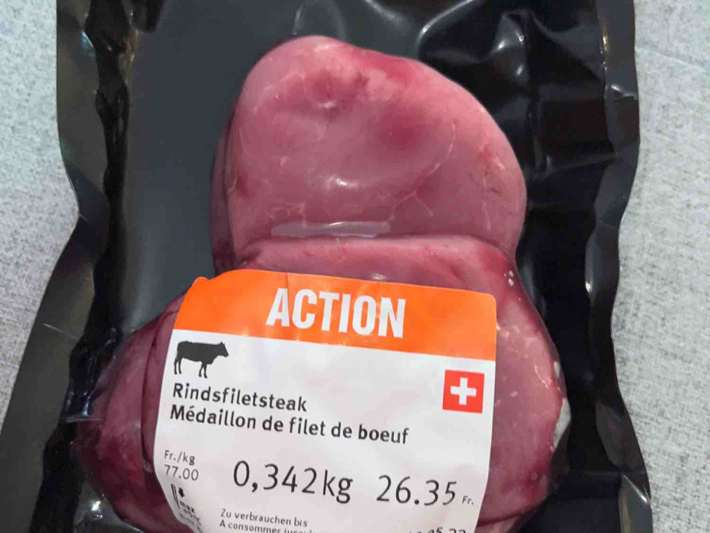 Rindsfiletsteak, Rindfleisch, aufgetaut von C84L95 | Hochgeladen von: C84L95