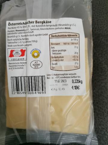 ?sterreichischer Bergk?se , Heumilch  von swernersen | Hochgeladen von: swernersen