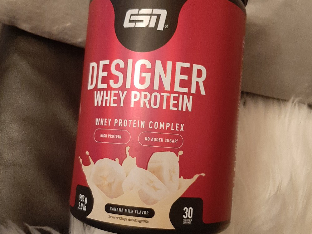 ESN Designer Whey Protein, Banana Milk von Sanni1309 | Hochgeladen von: Sanni1309