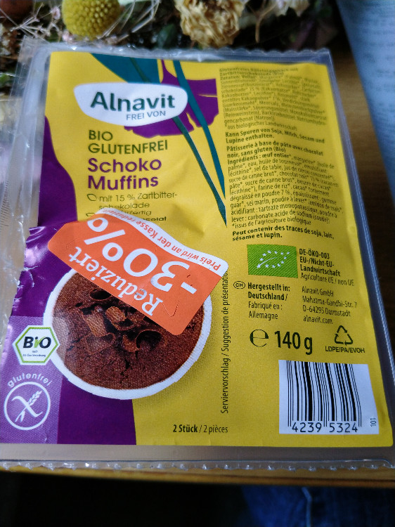Bio glutenfrei Schoko Muffins, mit 15% Zartbitterschokolade von  | Hochgeladen von: Dominika55