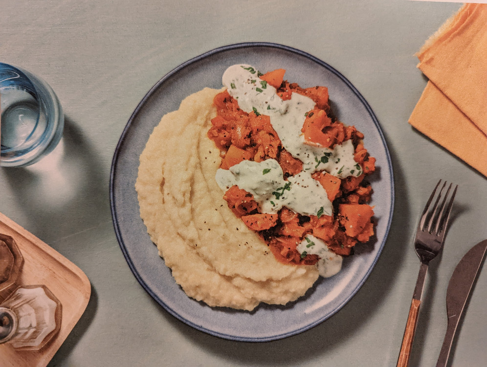 Vegetarisches Kürbisgulasch mit Pastinakenpüree von Stefanie J | Hochgeladen von: Stefanie J