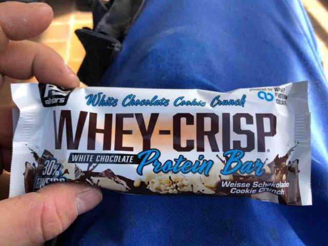 Whey Crisp Bar, Weiße Schokolade Cookie Crunch von markir | Hochgeladen von: markir