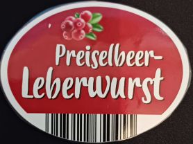 Leberwurst, Preiselbeer-Note | Hochgeladen von: Muckelchen2407