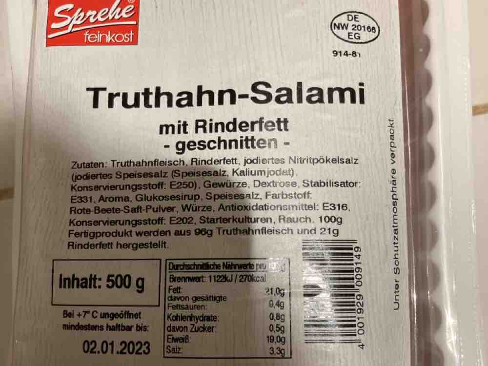 Truthahn-Salami, mit Rinderfett von donnar524 | Hochgeladen von: donnar524