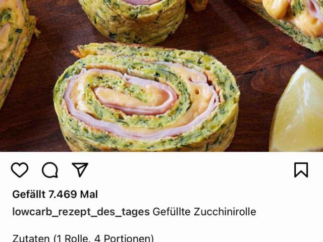 Zucchinirolle mit Käse & Schinken von schockva | Hochgeladen von: schockva