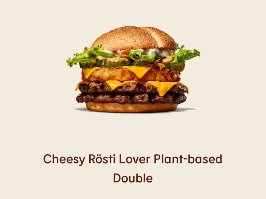 Cheesy Rösti Lover Plant-Based, Double Large Meal von DanielMaie | Hochgeladen von: DanielMaier