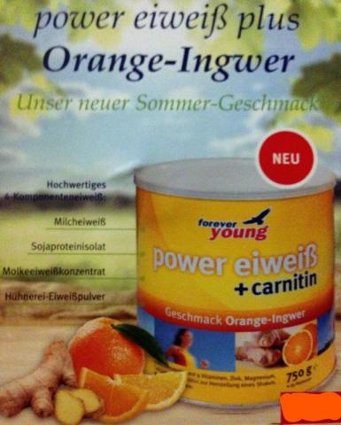 Forever Young Power Eiweiss Plus, Orange-Ingwer | Hochgeladen von: roschee