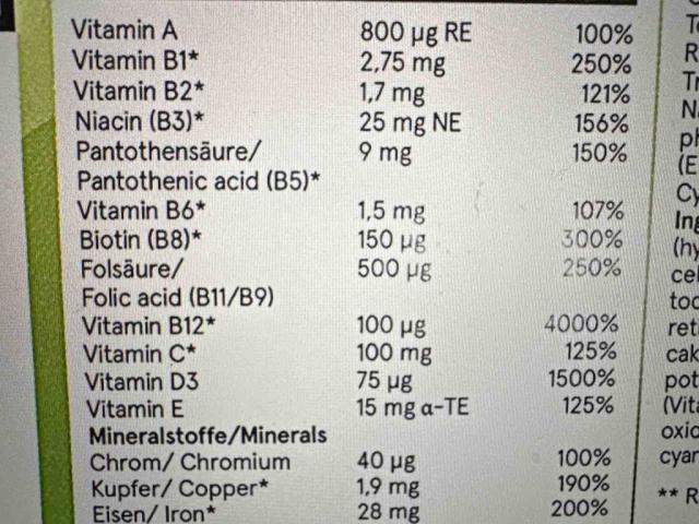 WLS Optimum, Nahrungsergänzungsmittel Vitamine von Papa01 | Hochgeladen von: Papa01