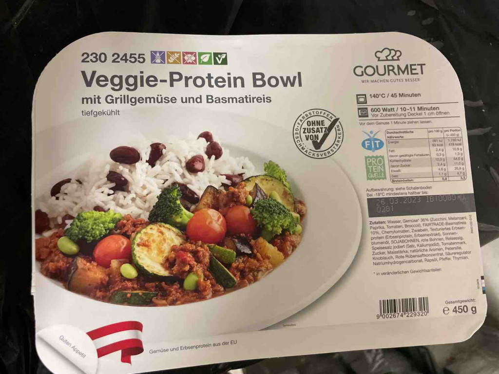 Veggie-Protein Bowl, mit Grillgemüse und Basmatireis von BiancaS | Hochgeladen von: BiancaSeidl