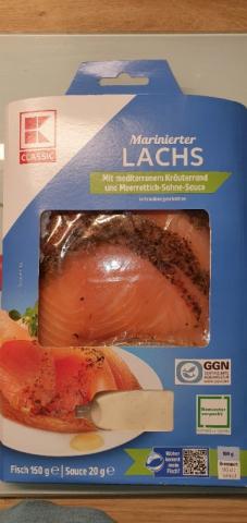 Marinierter  Lachs, mit  mediteranem Kräuterrand und Meerettich- | Hochgeladen von: HildegardL