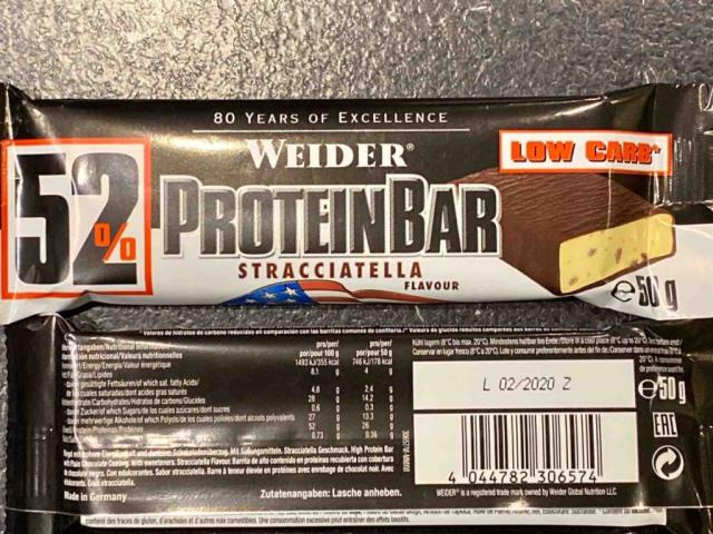 52% Protein Bar / 50 g Riegel, Stracciatella von carsten.weiland | Hochgeladen von: carsten.weiland