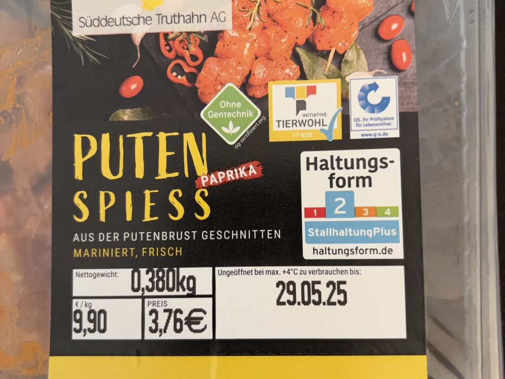Putenspiess, mariniert von Musassa | Hochgeladen von: Musassa Putenspiess, mariniert von Musassa | Hochgeladen von: Musassa
