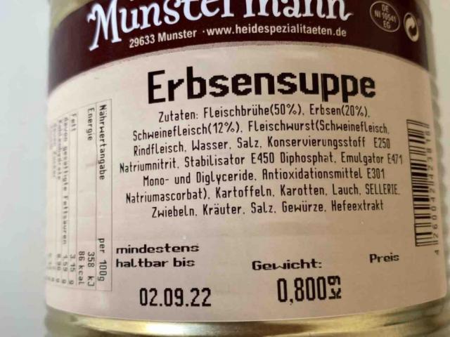 Erbsensuppe, Konserve von SFt | Hochgeladen von: SFt