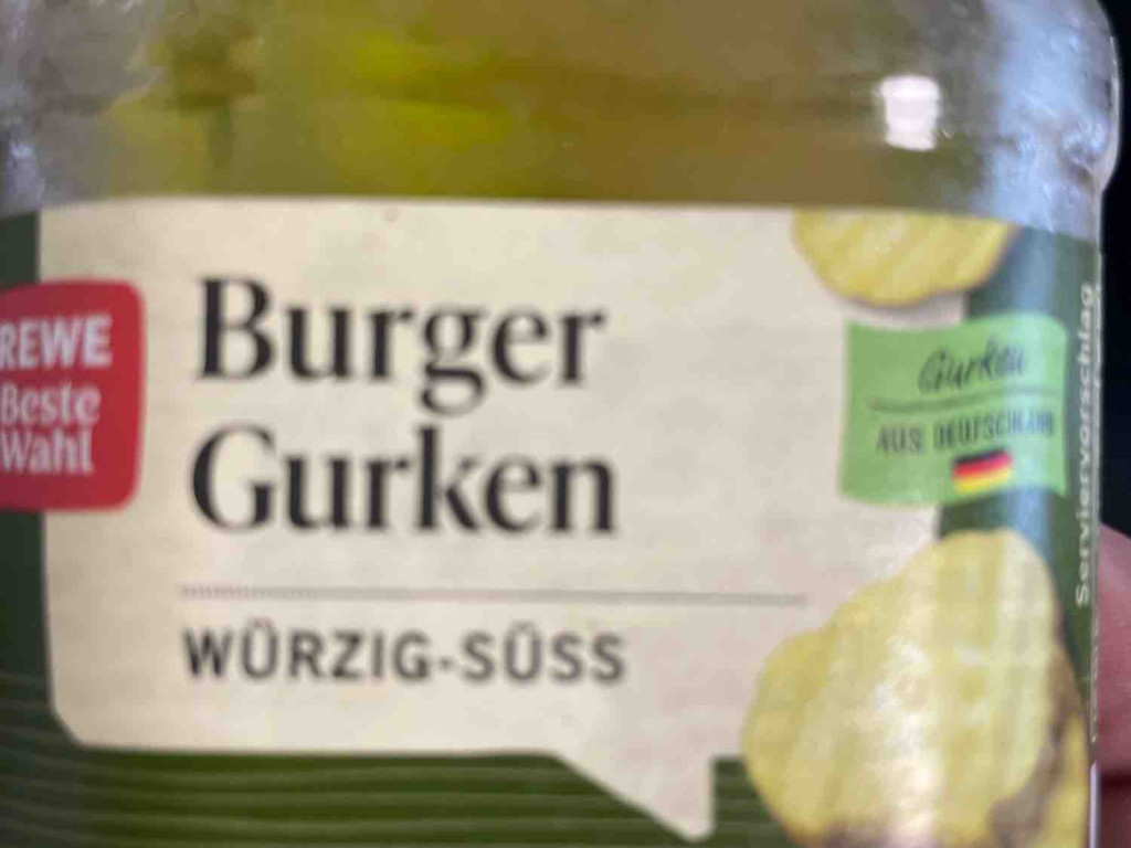 Burger Gurken Rewe beste Wahl, würzig süß von Paro1519 | Hochgeladen von: Paro1519