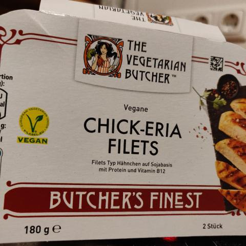 vegane Chick-Eria Filets - Butchers Finest, filets Typ Hähnchen | Hochgeladen von: Heffafuzzel