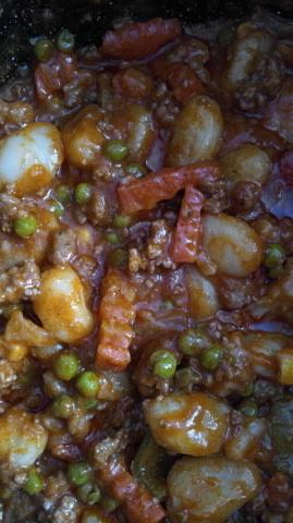 Gnocchipfanne mit Buttergemüse & Hackfleisch von GerhardStei | Hochgeladen von: GerhardStein