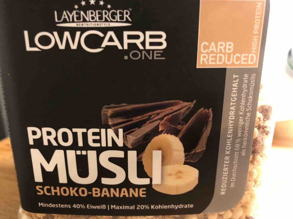 LowCarb.One Protein Müsli, Schoko-Banane von joeBlack | Hochgeladen von: joeBlack