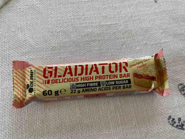 Gladiator Delicious High Protein Bar, Strawberry Cake Flavour vo | Hochgeladen von: misteruniqx