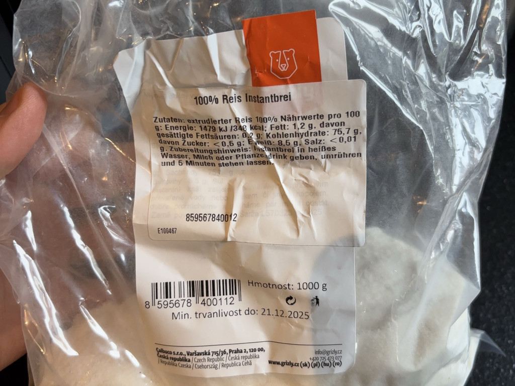100% Reis Instantbrei von 02merle | Hochgeladen von: 02merle 100% Reis Instantbrei von 02merle | Hochgeladen von: 02merle