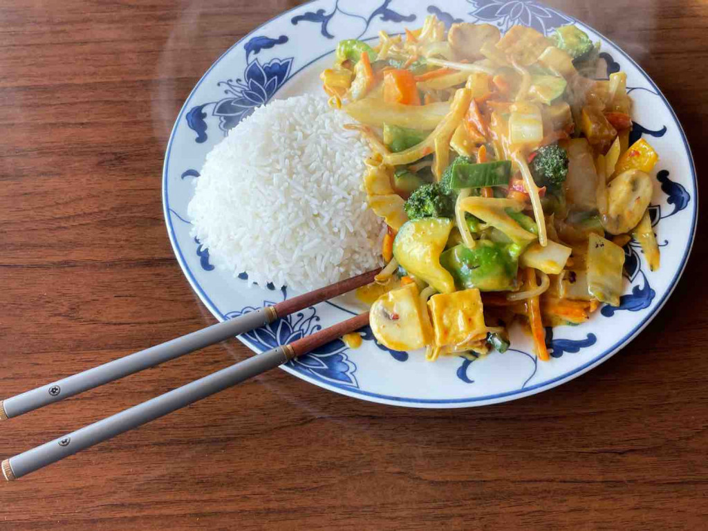 Curry-Reis-Pfanne mit Tofu von Pashikan | Hochgeladen von: Pashikan