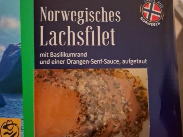 norwegiches Lachsfilet, Basilikumrand von Brinki89 | Hochgeladen von: Brinki89