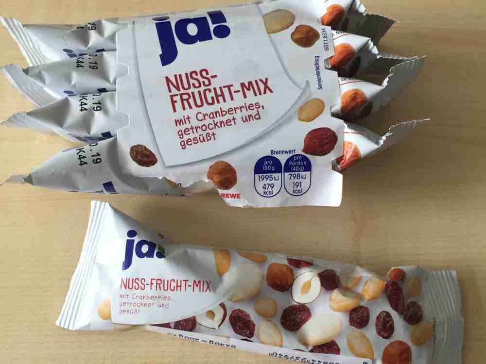 Snack Fun, Nuss-Frucht-Mix mit Cranberries Kalorien - Nüsse ...