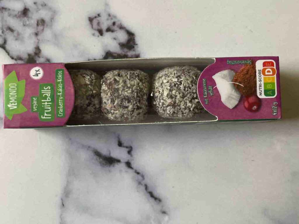 Vegane Fruitballs, Cranberry-Kakao-Kokos von chunkymaus | Hochgeladen von: chunkymaus