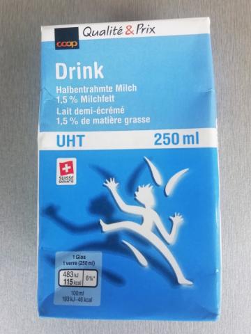 Drink Halbentrahmte Milch, 1.5% Milchfett | Hochgeladen von: aoesch