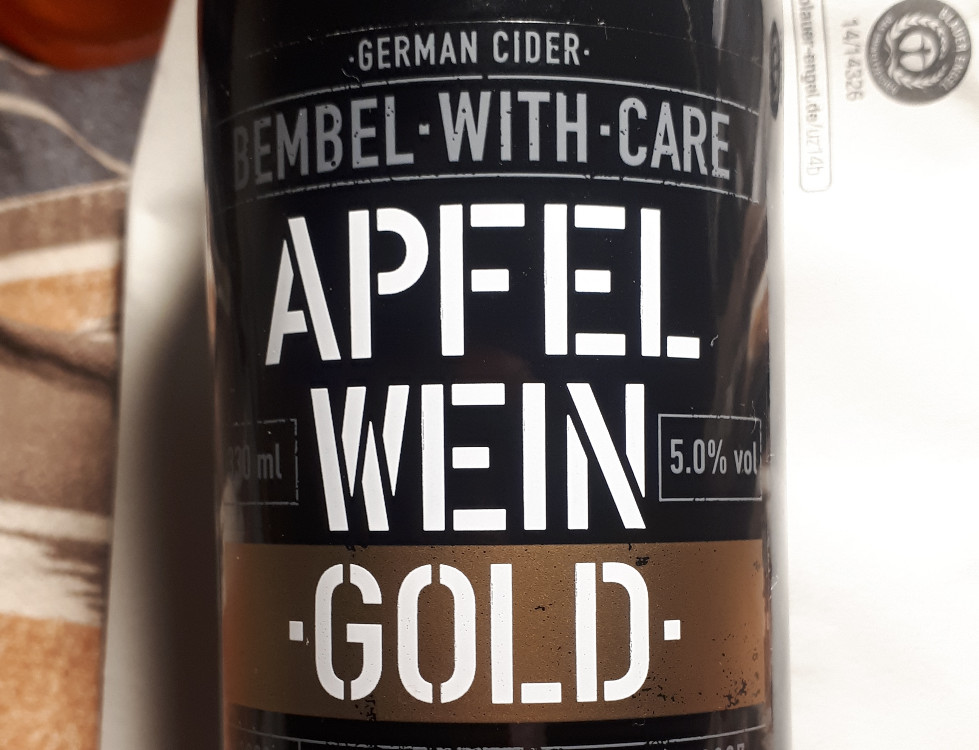 Apfelwein Gold, German Cider, Apfelwein verfeinert mit Quittensa | Hochgeladen von: Enomis62
