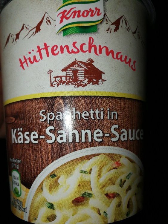 Knorr Hüttenschmaus, Spaghetti in Käse-Sahne-Sauce von Andreas48 | Hochgeladen von: Andreas4891