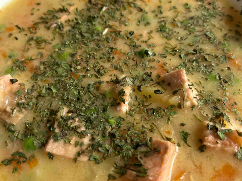 Kartoffel-Kokos-Suppe mit Lachs von auroranuklearis | Hochgeladen von: auroranuklearis