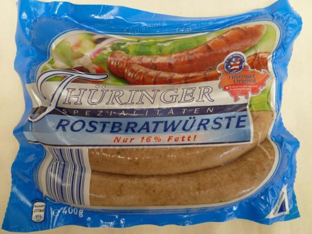 Thüringer Rostbratwurst, 16% Fett | Hochgeladen von: Coro55