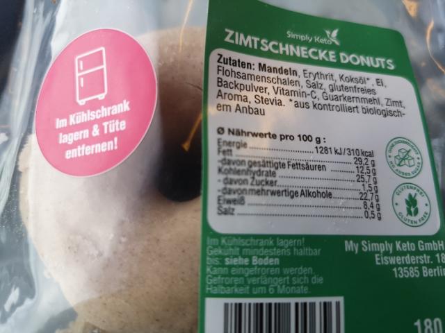 Simply Keto Donut, Zimtschnecke by cannabold | Uploaded by: cannabold