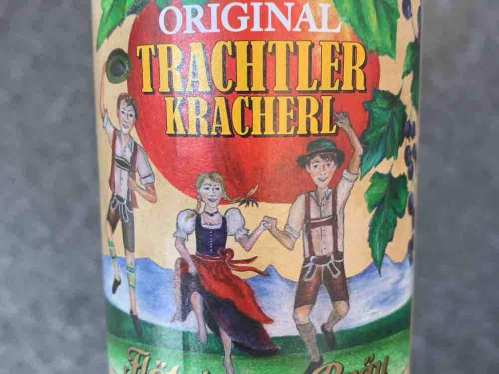 Original Trachtler Kracherl, Erfrischungsgetränk Apfel, schwarze | Hochgeladen von: AndyB1935