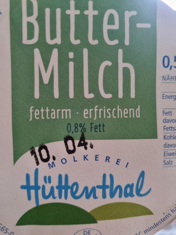 Reine Buttermilch, fettarm, 0,8% von Pustekuchen | Hochgeladen von: Pustekuchen