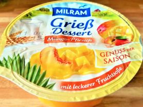 Gries Dessert, Mango-Pfirsich  | Hochgeladen von: Sabine34Berlin