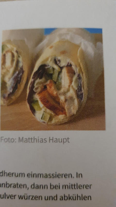 Hähnchen  Wrap  radicio aus essen&trinken von Dirk1407 | Hochgeladen von: Dirk1407