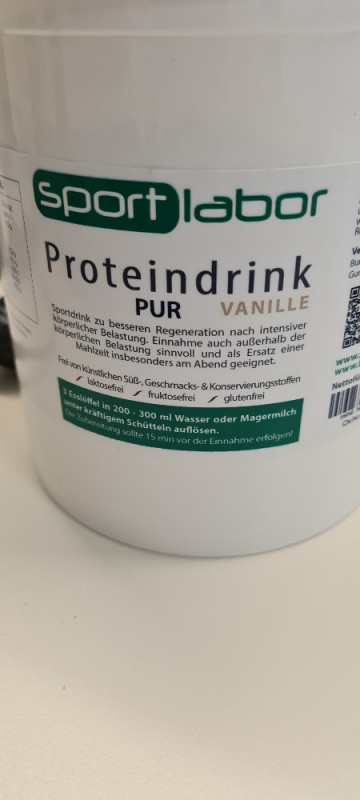 Proteindrink Whey Pur, mit Wasser von Dulcis | Hochgeladen von: Dulcis