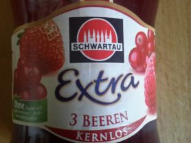 Schwartau Extra 3 Beeren kernlos, Erdbeere, Johannisbeere, H | Hochgeladen von: subtrahine