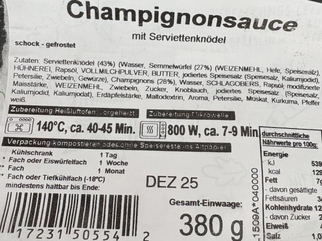 RK Champignonsauce mit Knödel von Alsu99 | Hochgeladen von: Alsu99 RK Champignonsauce mit Knödel von Alsu99 | Hochgeladen von: Alsu99