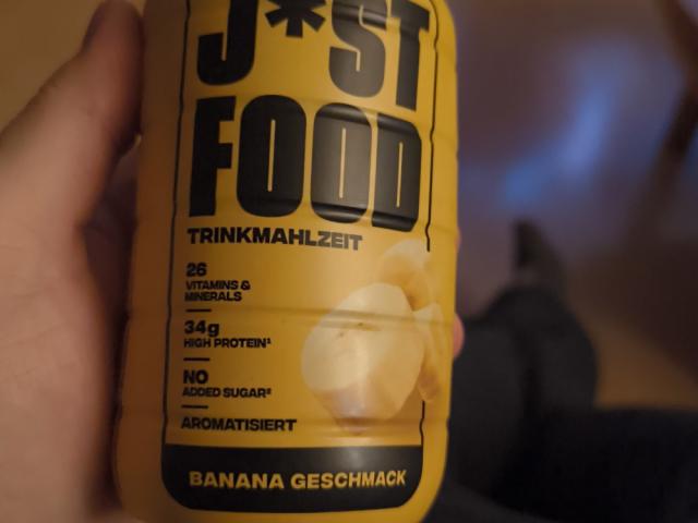 J*st Food, Bananen Geschmack von RobinLipp | Hochgeladen von: RobinLipp