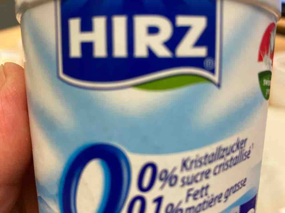 Hirz Joghurt Nature, 0% Kristallzucker 0.1%, Fett von Anea | Hochgeladen von: Anea