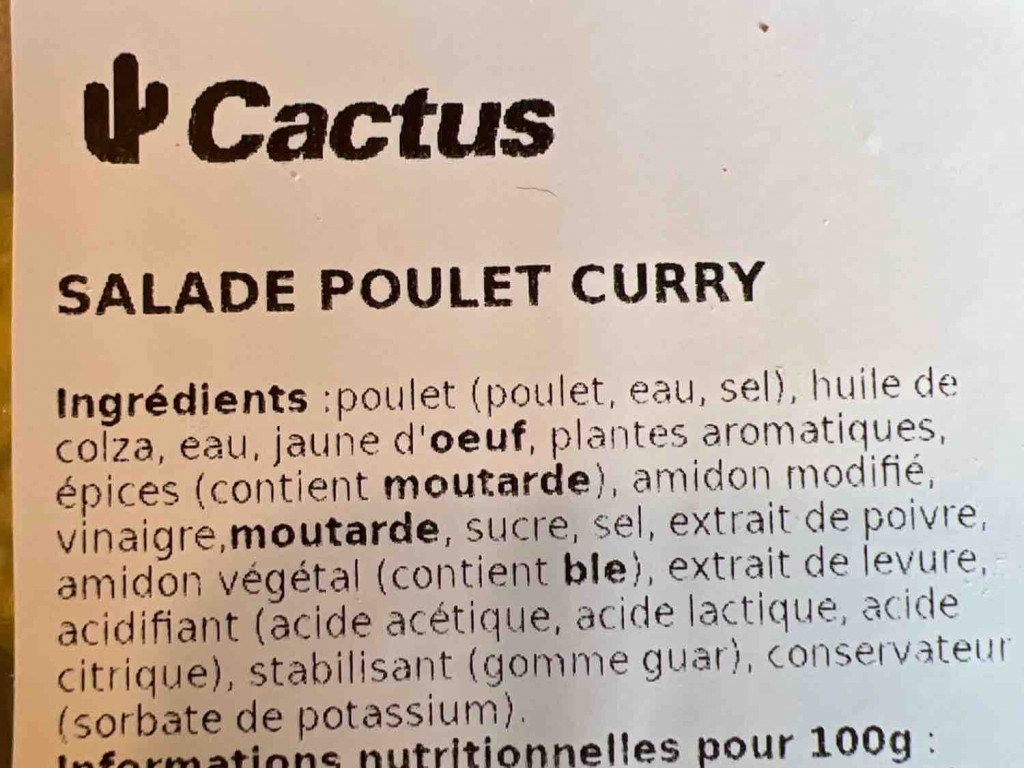 Salade Poulet Curry von WagAn180 | Hochgeladen von: WagAn180