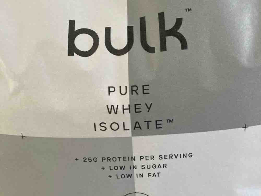 Bulk Pure Whey Isolat Weiße Schokolade von Maxi7777 | Hochgeladen von: Maxi7777