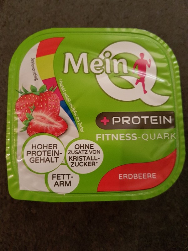 Mein Q Protein Fitness Quark, Erdbeere von Tribi | Hochgeladen von: Tribi