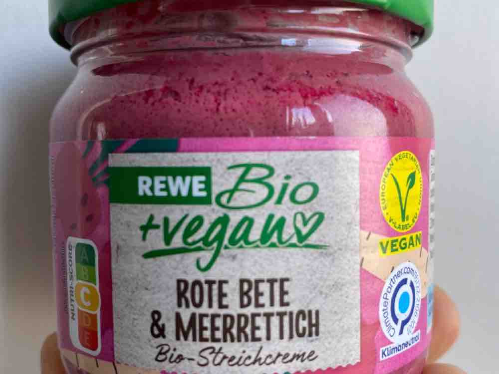 REWE Rote Bete & Meerrettich Bio-Streichcreme Bio+vegan von  | Hochgeladen von: mireigentlichegal