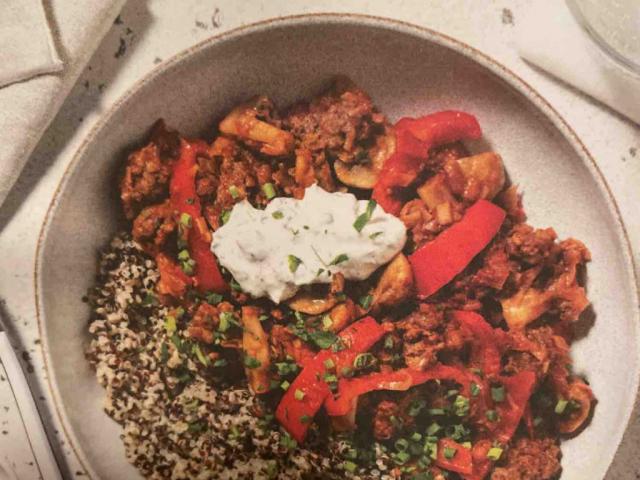 HelloFresh Tricolor-Quinoa-Pfanne mit Rinderhackfleisch von rapv | Hochgeladen von: rapvogel